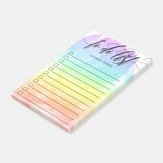 Checkbox für Rainbow-Wash Post-it Klebezettel (angewinkelt)