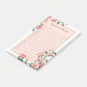 Checkbox für schöne Blumenweine Post-it Klebezettel (angewinkelt)