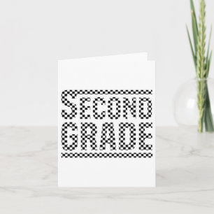 Checked 2nd Grade CK to School Boys Girls Kids T Karte