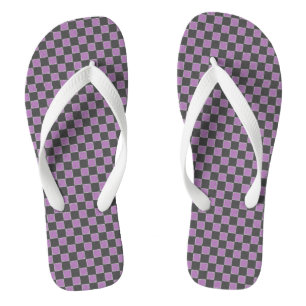 Checked Badesandalen
