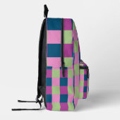 Checked Bedruckter Rucksack (Links)