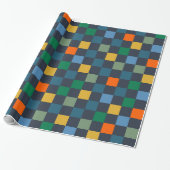 Checked Checked Checked Checked Karo Multi Color D Geschenkpapier (Ungerollt)