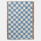 Checked Checked Checkerboard in Blue Boys Bedroom  Decke (Vorderseite Vertikal)