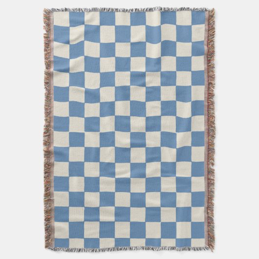 Checked Checked Checkerboard in Blue Boys Bedroom  Decke (Vorderseite Vertikal)