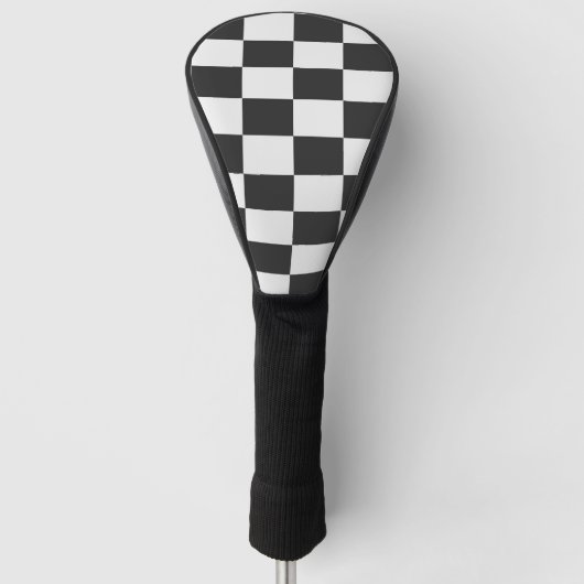 Checked Flag - Golf Head Cover Golf Headcover (Vorderseite)