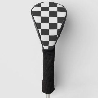 Checked Flag - Golf Head Cover Headcover