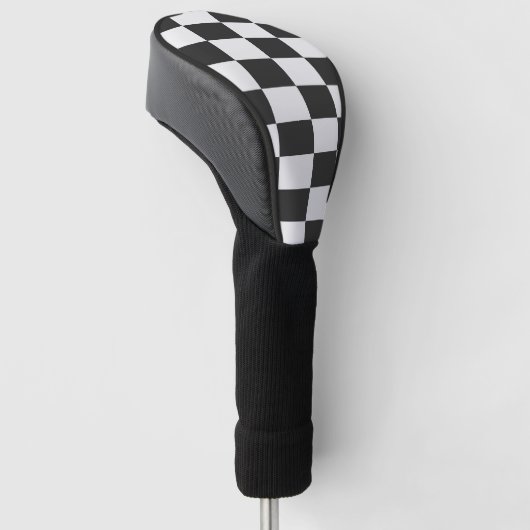Checked Flag - Golf Head Cover Headcover (angewinkelt)