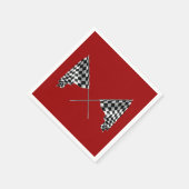 Checked Flags Serviette (Ecke)