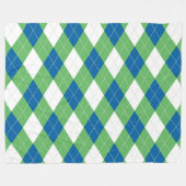 Checked Fleecedecke (Vorderseite (Horizontal))