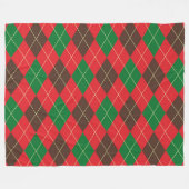 Checked Fleecedecke (Vorderseite (Horizontal))