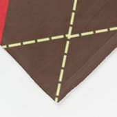 Checked Fleecedecke (Ecke)