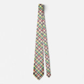 Checked Fun Print Necktie Krawatte (Vorderseite)