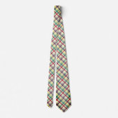 Checked Fun Print Necktie Krawatte (Rückseite)
