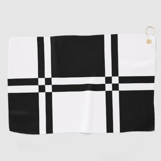 Checked Golfhandtuch (Horizontal)