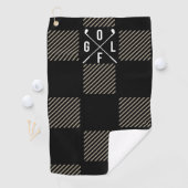 Checked golfhandtuch (Insitu)