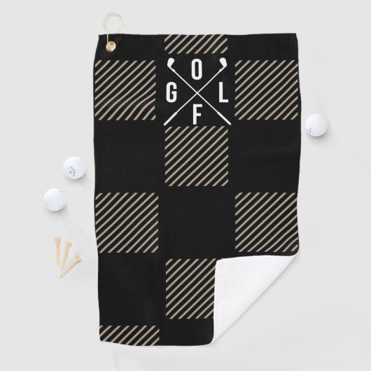 Checked  golfhandtuch (Insitu)