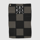 Checked  golfhandtuch (Vorderseite)