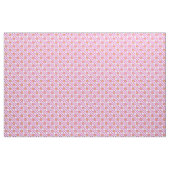 Checked Hot Pink Lächeln Blume mit Quadraten Stoff (Fat Quarter (45,7 x 55,9 cm))