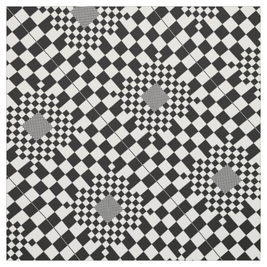 Checked Illusion Stoff (Muster)