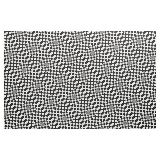 Checked Illusion Stoff (Fat Quarter (45,7 x 55,9 cm))