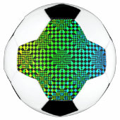 Checked Illusion von Kenneth Yoncich Fußball (Vorderseite)