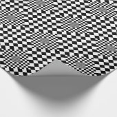 Checked Illusion von Kenneth Yoncich Geschenkpapier (Ecke)