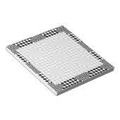 Checked Illusion von Kenneth Yoncich Notizblock (angewinkelt)