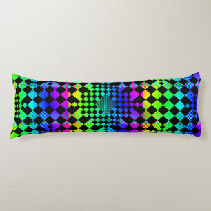 Checked Illusion von Kenneth Yoncich Seitenschläferkissen