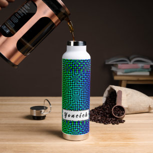Checked Illusion von Kenneth Yoncich Trinkflasche