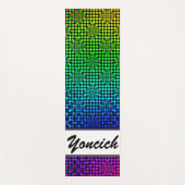 Checked Illusion von Kenneth Yoncich Yogamatte (Vorderseite)