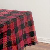 Checked Kariert Red and Black Tischdecke (Beispiel)
