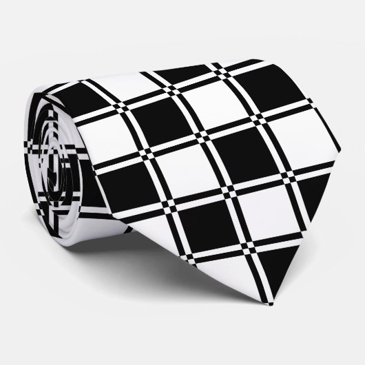Checked Krawatte (Gerollt)