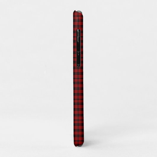Checked Monogram Christmas Red Buffalo Kariert Case-Mate iPhone Hülle (Hinten/Links)