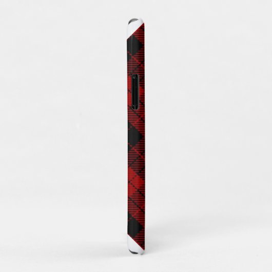 Checked Monogram Christmas Red Buffalo Kariert Case-Mate iPhone Hülle (Hinten/Rechts)