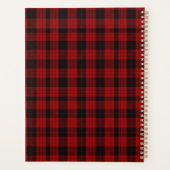 Checked Monogram Christmas Red Buffalo Kariert Planer (Rückseite)