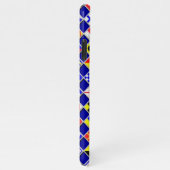 Checked Nautic Signal Flags iPhone Hülle (Rechte Seite)