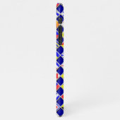 Checked Nautic Signal Flags iPhone Hülle (Linke Seite)