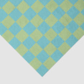 Checked Patterns für Karton in blau und grün   Seidenpapier (Ausschnitt)