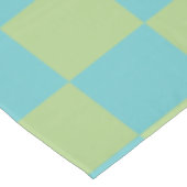 Checked Patterns für Karton in blau und grün  Tischdecke (Schrägansicht)