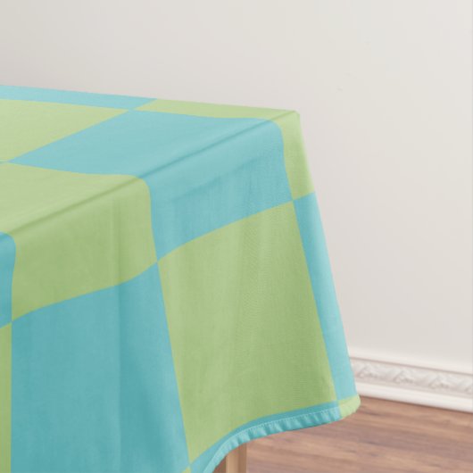 Checked Patterns für Karton in blau und grün Tischdecke (Beispiel)