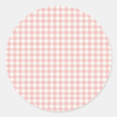 Checked Runder Aufkleber (Vorderseite)