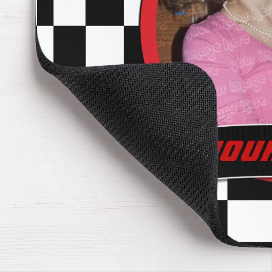 Checked Square Mousepad (Ecke)
