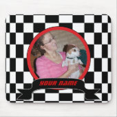 Checked Square Mousepad (Vorne)