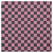 Checked Squares CUSTOM COLOR & Black Square Stoff (Muster)