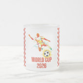Checked Weltmeisterschaft Soccer 2026 Mattiert Cup Mattglastasse (Mittel)