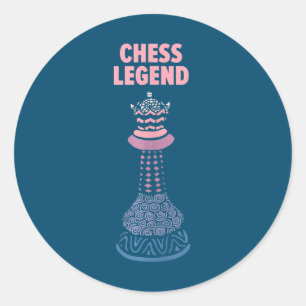 Checkend Checkmate Cool Sprichwort Tank Top Runder Aufkleber