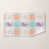 Checker Karierter Ostern Badhandtuch Set (Handtuch)