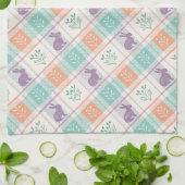 Checker Karierter Ostern Geschirrtuch (Gefaltet)