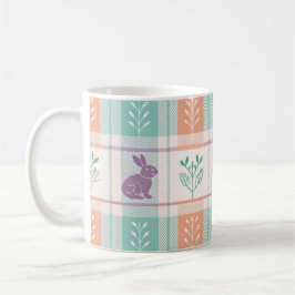 Checker Karierter Ostern Kaffeetasse