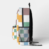 CheckerBoard-Backpack Bedruckter Rucksack (Rechts)